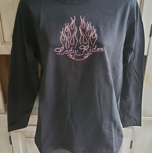 Lady Rider Women's long sleeve t-shirt - Picture 3 of 3